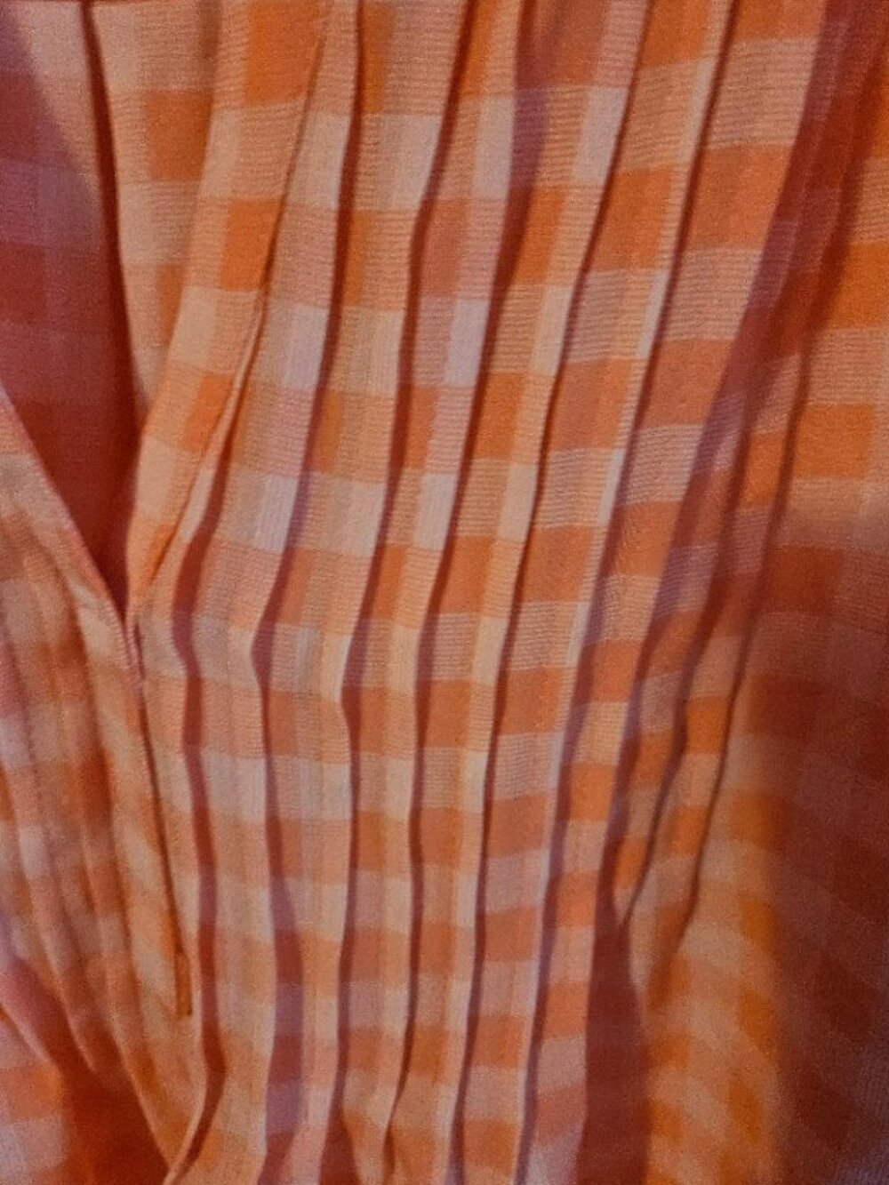 Share Macys Style & Co Gingham Pintuck Blouse Women's 4X(26/28) - Picture 4 of 8